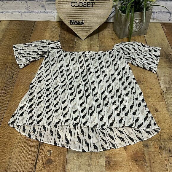 Bailey/44 Anthro Juniper Monkey Print Rope Tie Halter Top Breathable Blouse XS - Picture 10 of 13